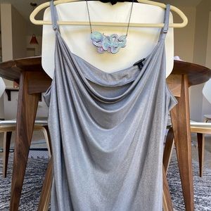 Torrid 💎silver💎drapey tank camisole